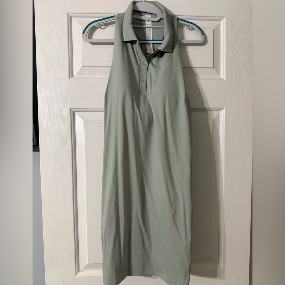 Lululemon Athletica Light Gray Polo Dress